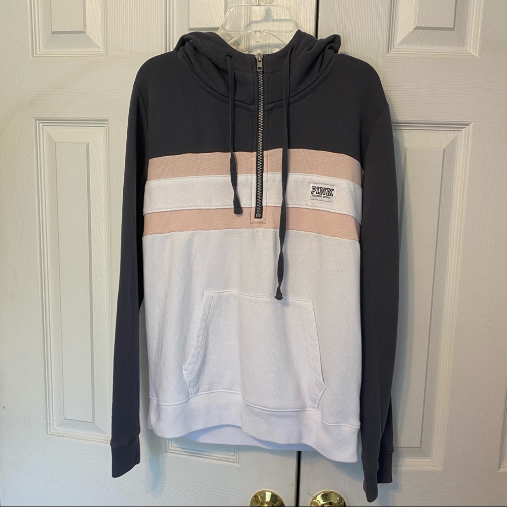 ⭐️ VS PINK Half Zip Hoodie